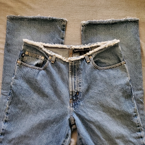 Express Flare Jeans size 7/8 R - Picture 1 of 12